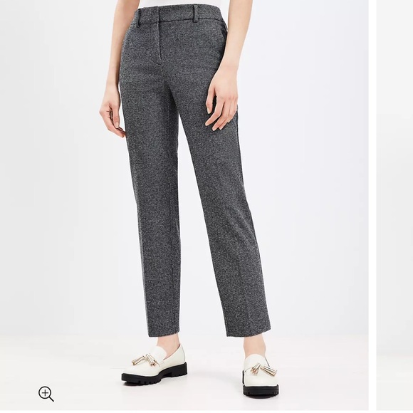 LOFT Pants - Riviera Slim Pants in Brushed Houndstooth NWT